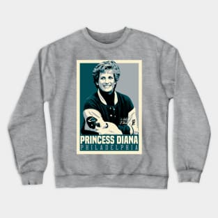 Princess Diana - Philadelphia Eagles Fan Crewneck Sweatshirt